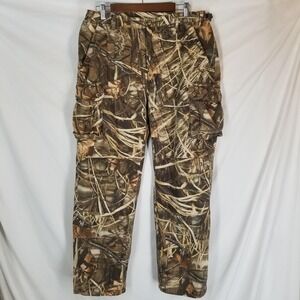 Game Winner Men's 36x30 Max 4D Grassland Camo Hunting Cargo Pants 6 Pocket